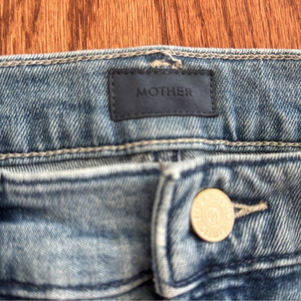 MOTHER Blue Denim Jeans - Picture 4 of 6